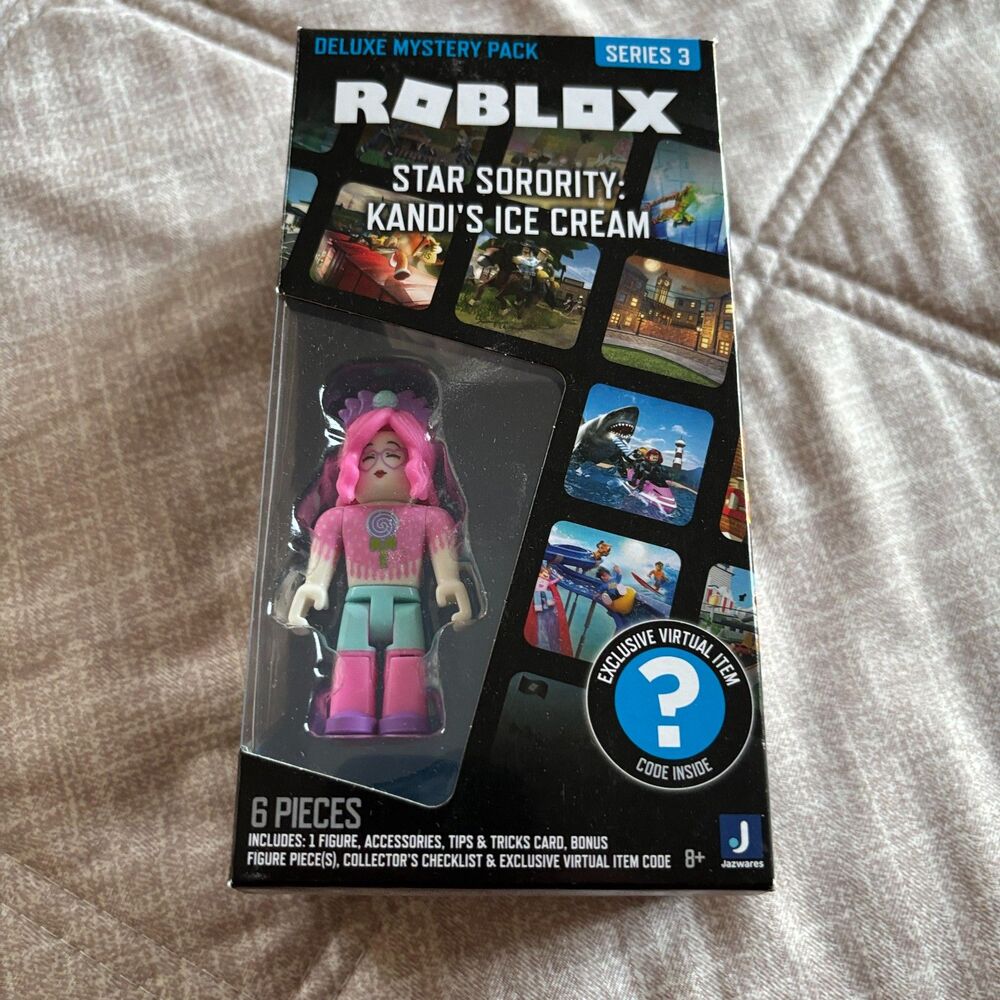 Roblox Series 3 Deluxe Mystery Pack Star Sorority Kandis Ice Cream Sealed